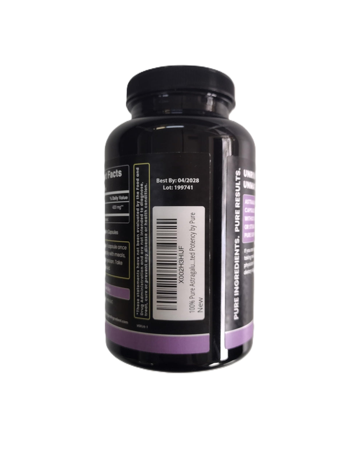 PURE ORIGINAL INGREDIENTS Astragalus Extract - 365 Capsules - image 4