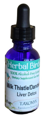 Taxonyx Science Inc Milk Thistle/Dandelion for Birds - Herbal Bird RX