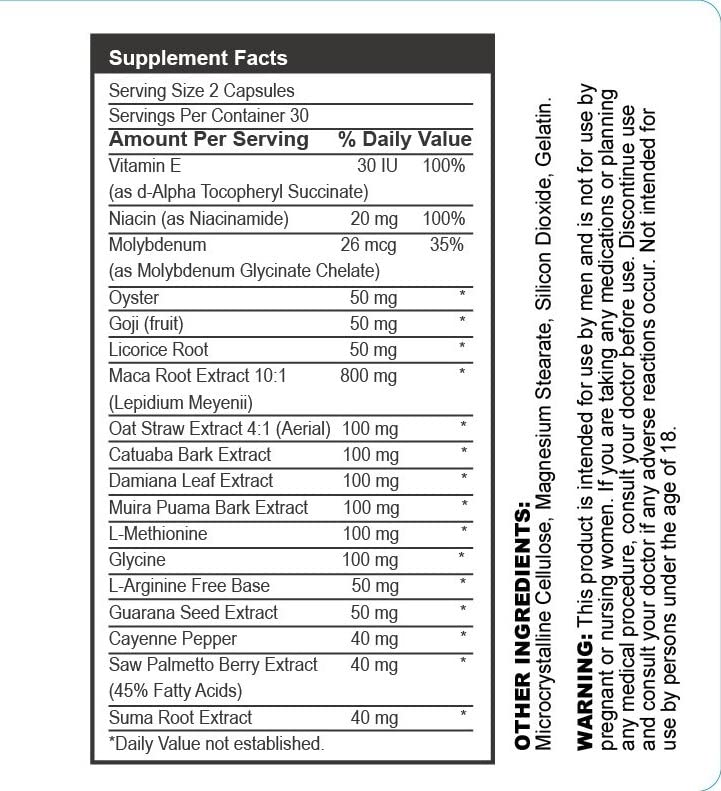 Esmond Natural Oyster Goji Licorice Root Complex - 480 Capsules - image 4