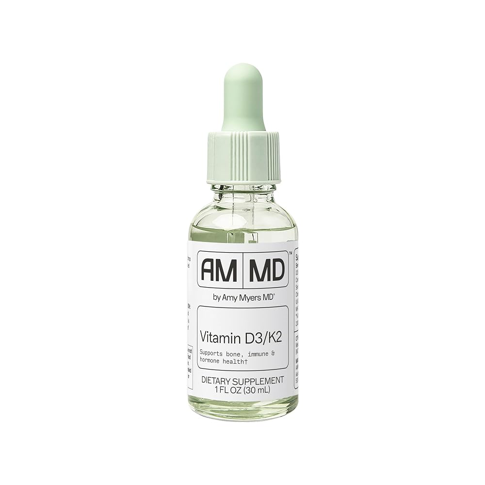 Amy Myers MD Vitamin D3/K2 Liquid Supplement - 1 fl oz