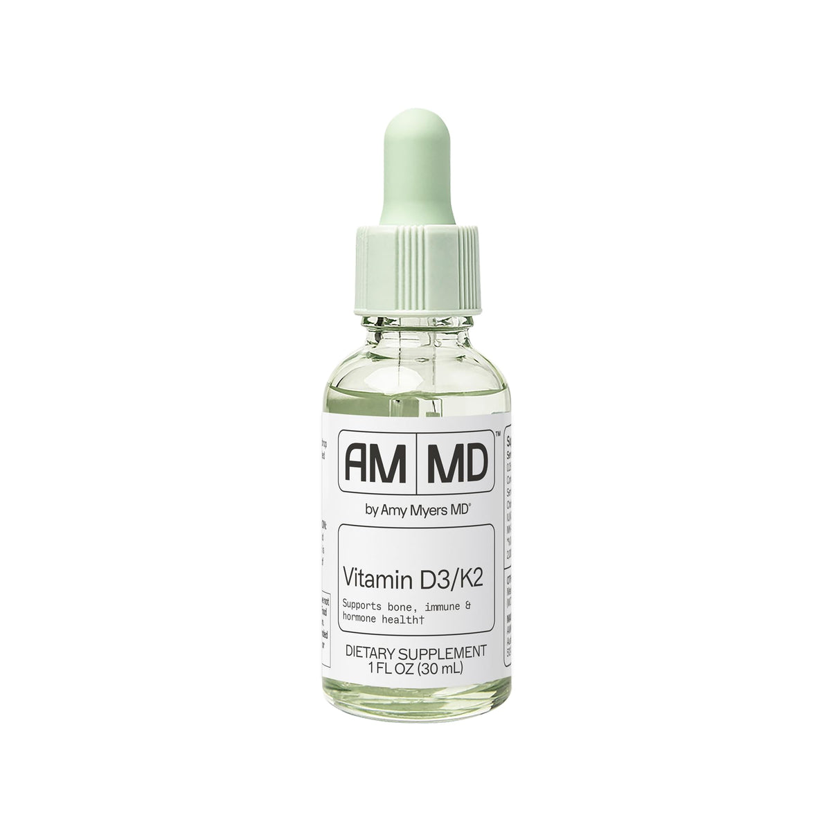 Amy Myers MD Vitamin D3/K2 Liquid Supplement - 1 fl oz