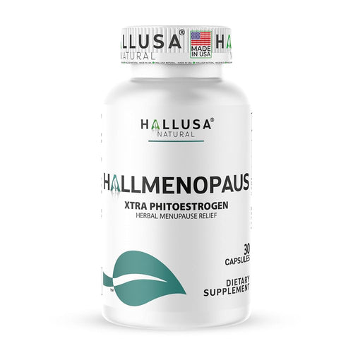 "N/A" Hallusa Natural Menopause Supplement for Hot Flashes - 30 Capsules