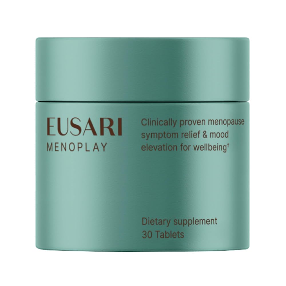 Eusari Menopause Supplement with Equol, Saffron & Black Cohosh - 30 Tablets
