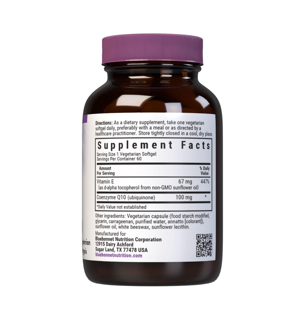 Bluebonnet CoQ-10 100 mg Vegetarian Softgels - 60 Count - image 2