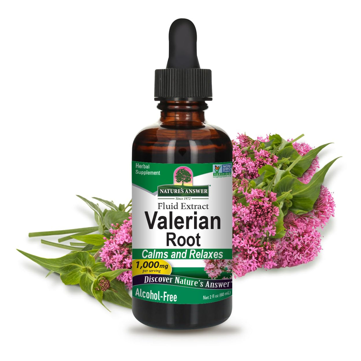 Nature's Answer Valerian Root 1000mg Fluid Extract - 2 Fl Oz