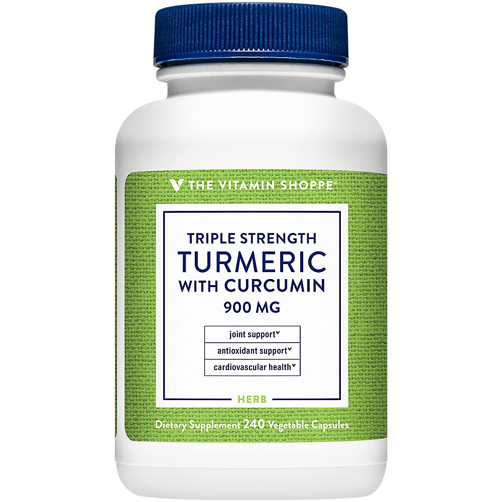 The Vitamin Shoppe Triple Strength Turmeric 900mg - 240 Capsules