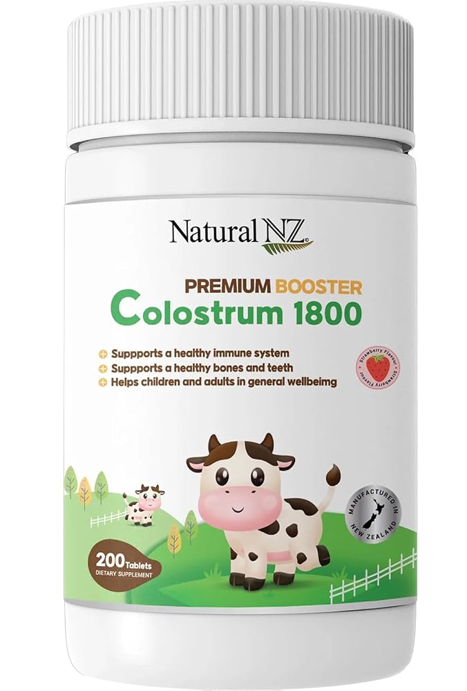 Natural NZ Premium Booster Colostrum 1800 200 Tablets