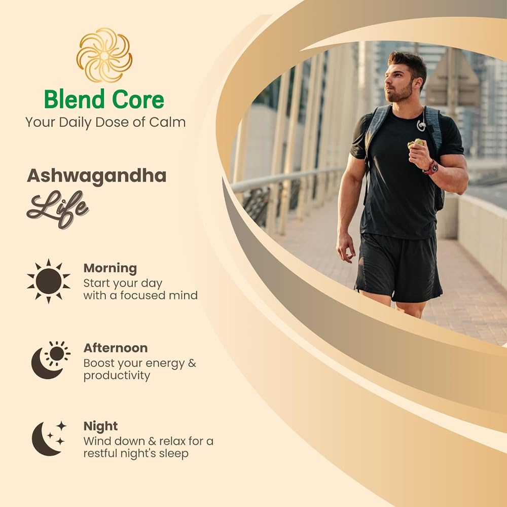 Blend Core Ashwagandha with Black Pepper - 60 Capsules - image 2