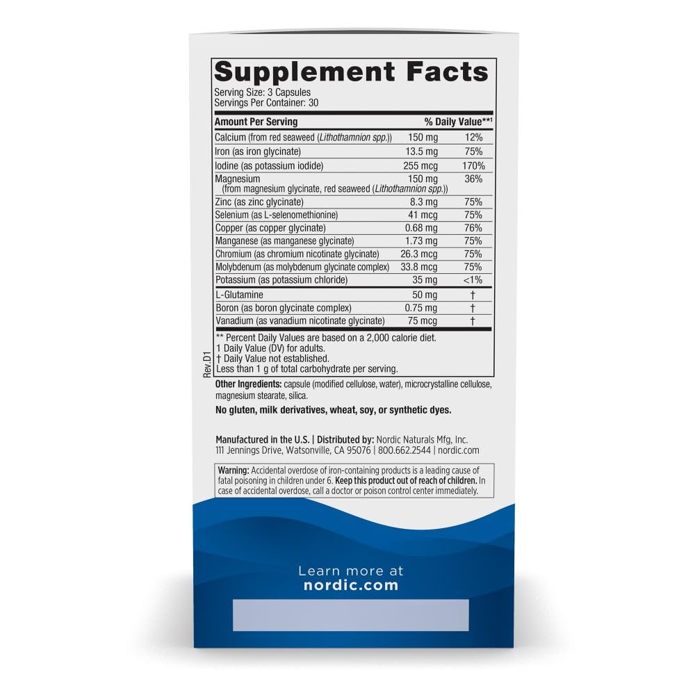 Nordic Naturals Multi Minerals - 90 Capsules - image 2