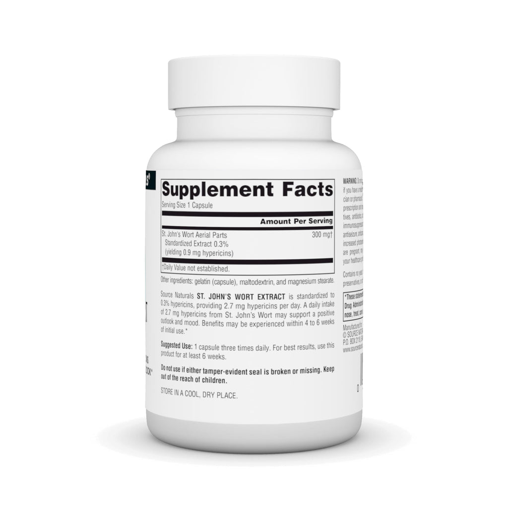 Source Naturals St. John's Wort Extract 300 mg - 120 Capsules - image 2