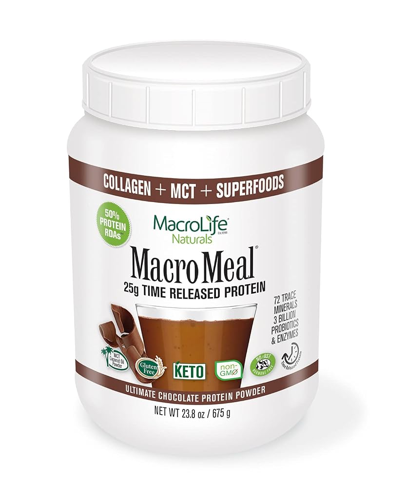 MacroLife Naturals MacroMeal Omni Protein Chocolate - 15 Servings