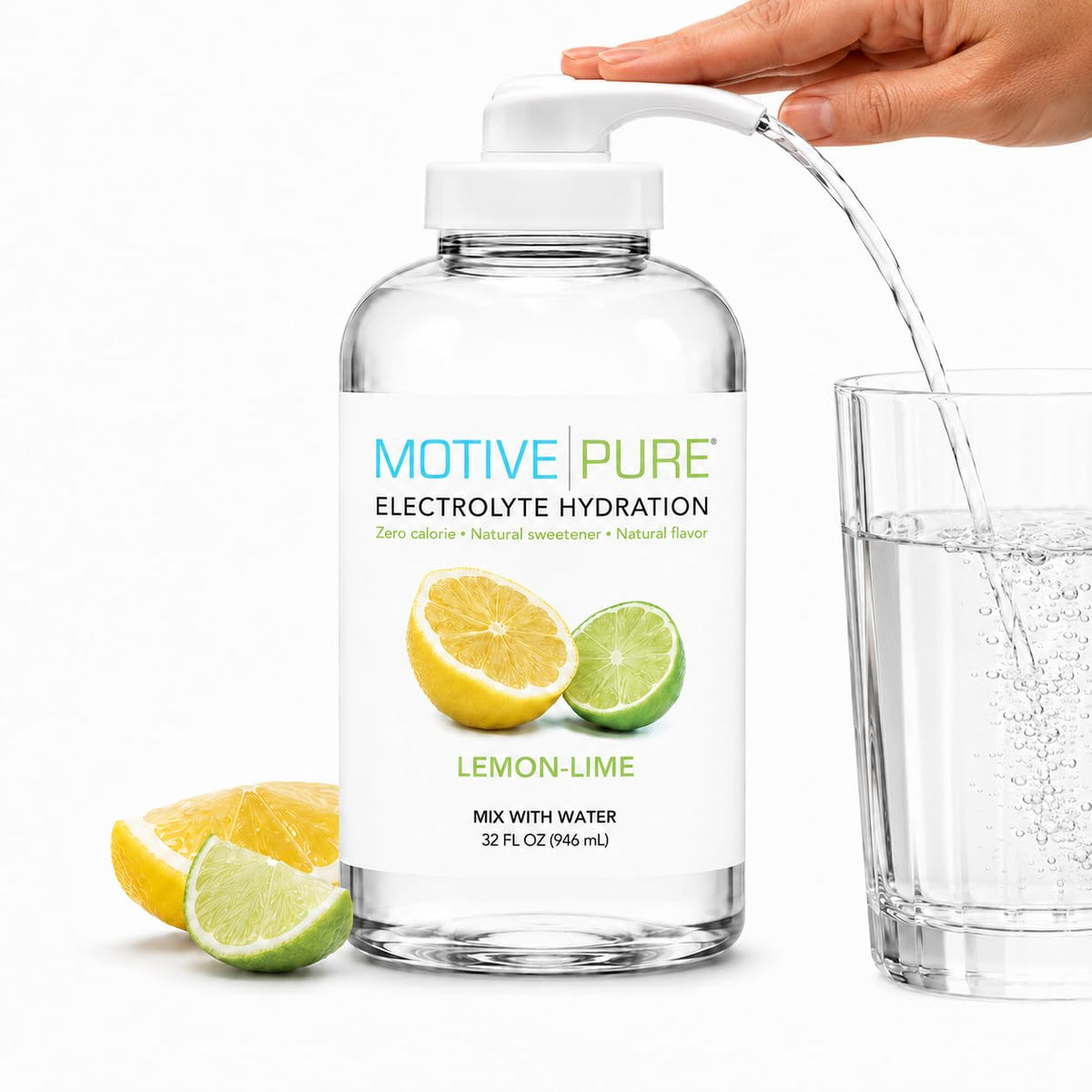 MOTIVE PURE Liquid Electrolytes - Zero Sugar, Variety of Flavors