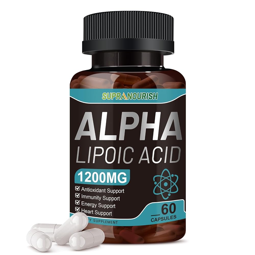 SUPRANOURISH Alpha Lipoic Acid Capsules - 60 Count