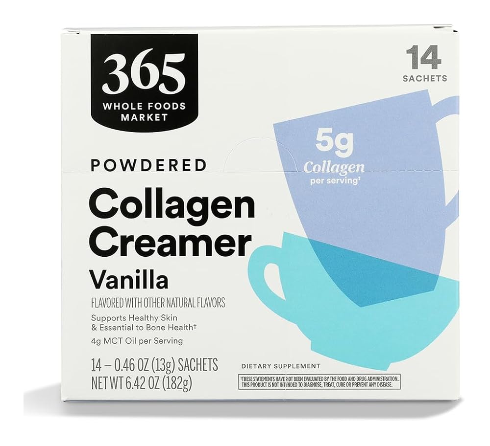 365 by Whole Foods Market Vanilla Collagen Creamer - 14 Packets