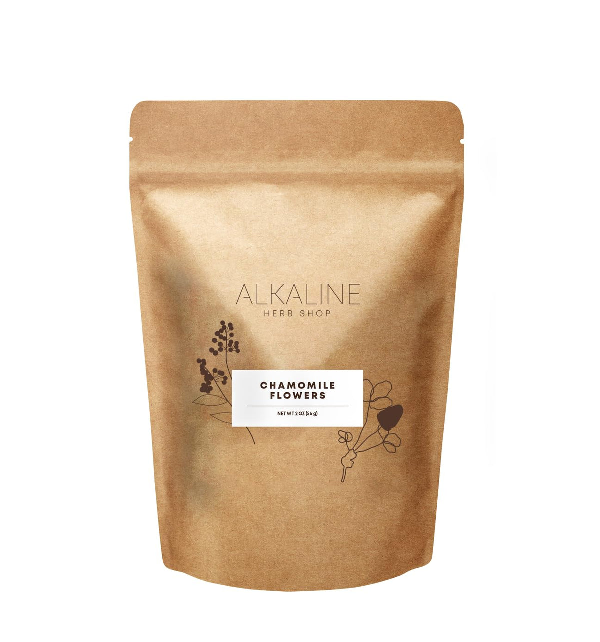 Alkaline Herb Dried Chamomile Flowers - 2 oz Whole Flowers
