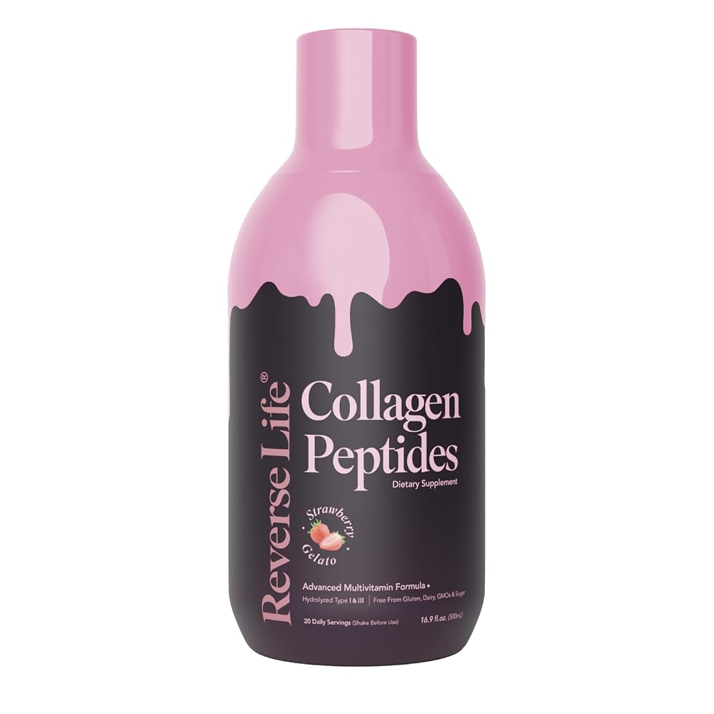Reverse Life Strawberry Gelato Collagen Liquid - 500ml