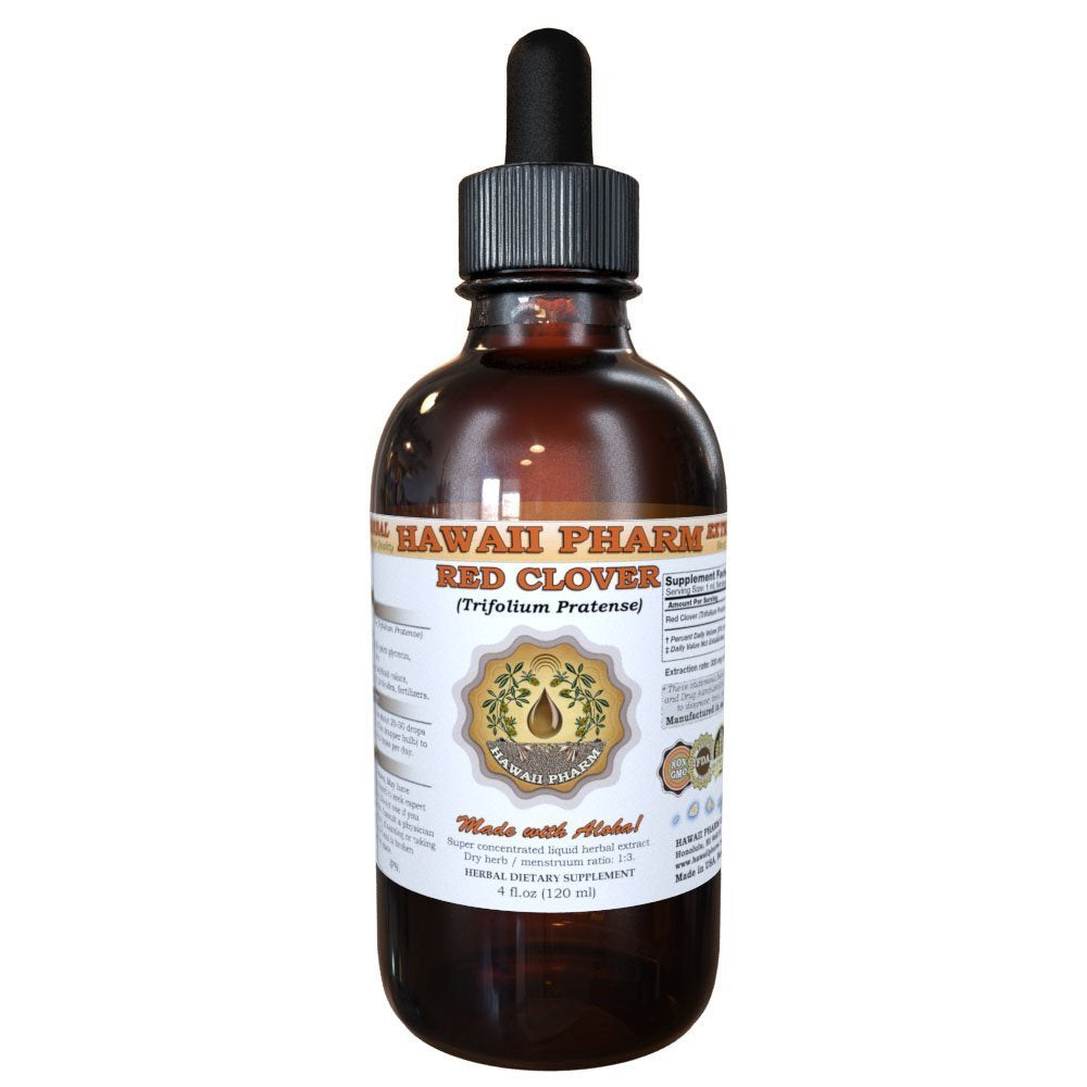 Hawaii Pharm Red Clover Flower Liquid Extract - 4 fl oz