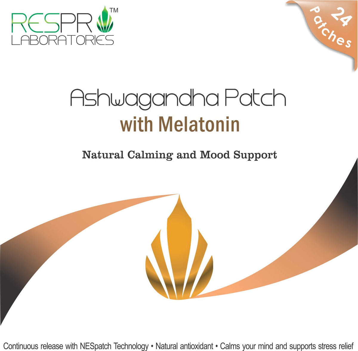 Respro Laboratories Ashwagandha Melatonin Patch - 24 Patches - image 4