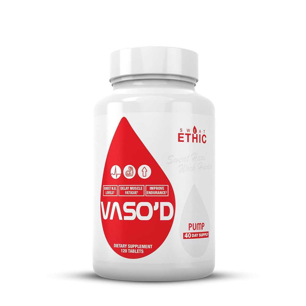 Sweat Ethic VASO'D Vasodilator Non-Stim Performance Formula - 120 Capsules