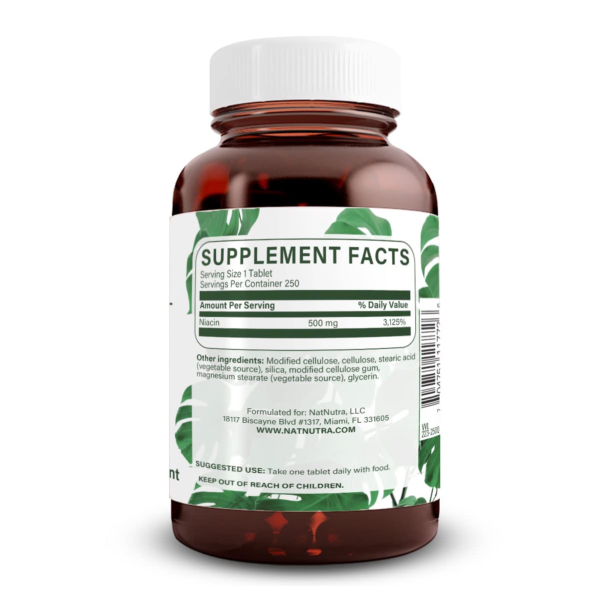 Natural Nutra Time-Release Slow Niacin 500mg Parent