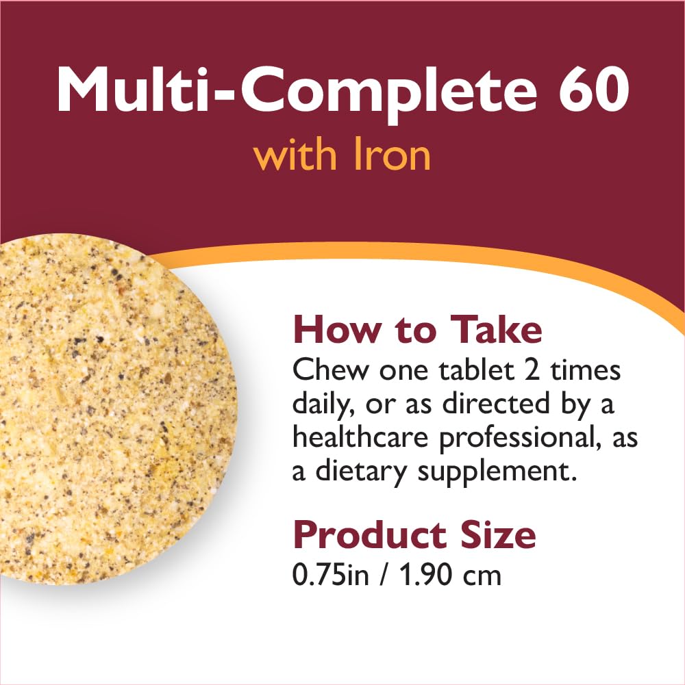Celebrate Vitamins Multi-Complete Chewables, 60mg Iron
