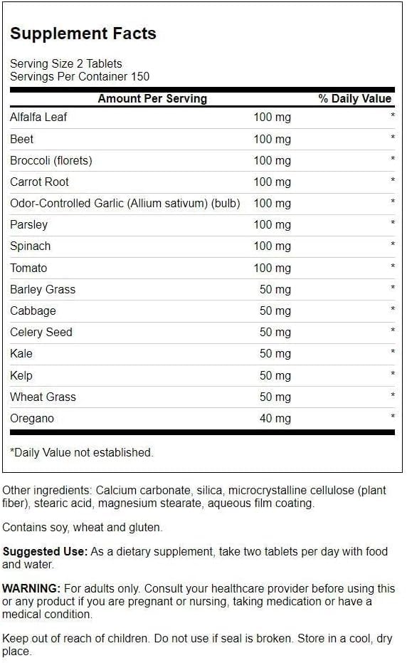 Swanson Veggies4Life Antioxidants and Fiber - 300 Tablets - image 2
