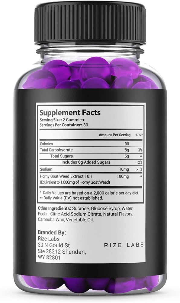 rize labs Size Revive Plus Gummies for Men - 120 Gummies - image 2