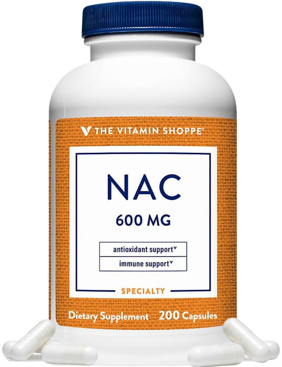 The Vitamin Shoppe NAC 600mg Antioxidant - 200 Capsules