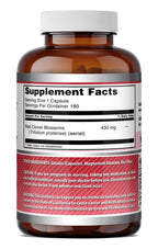 Amazing Formulas Red Clover 430 mg Capsules Supplement