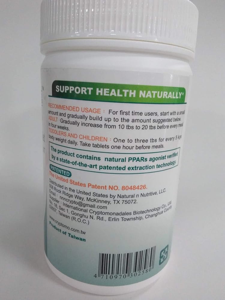 Crypto-PPARs Organic Spirulina Chlorella 600 Tablets - image 4