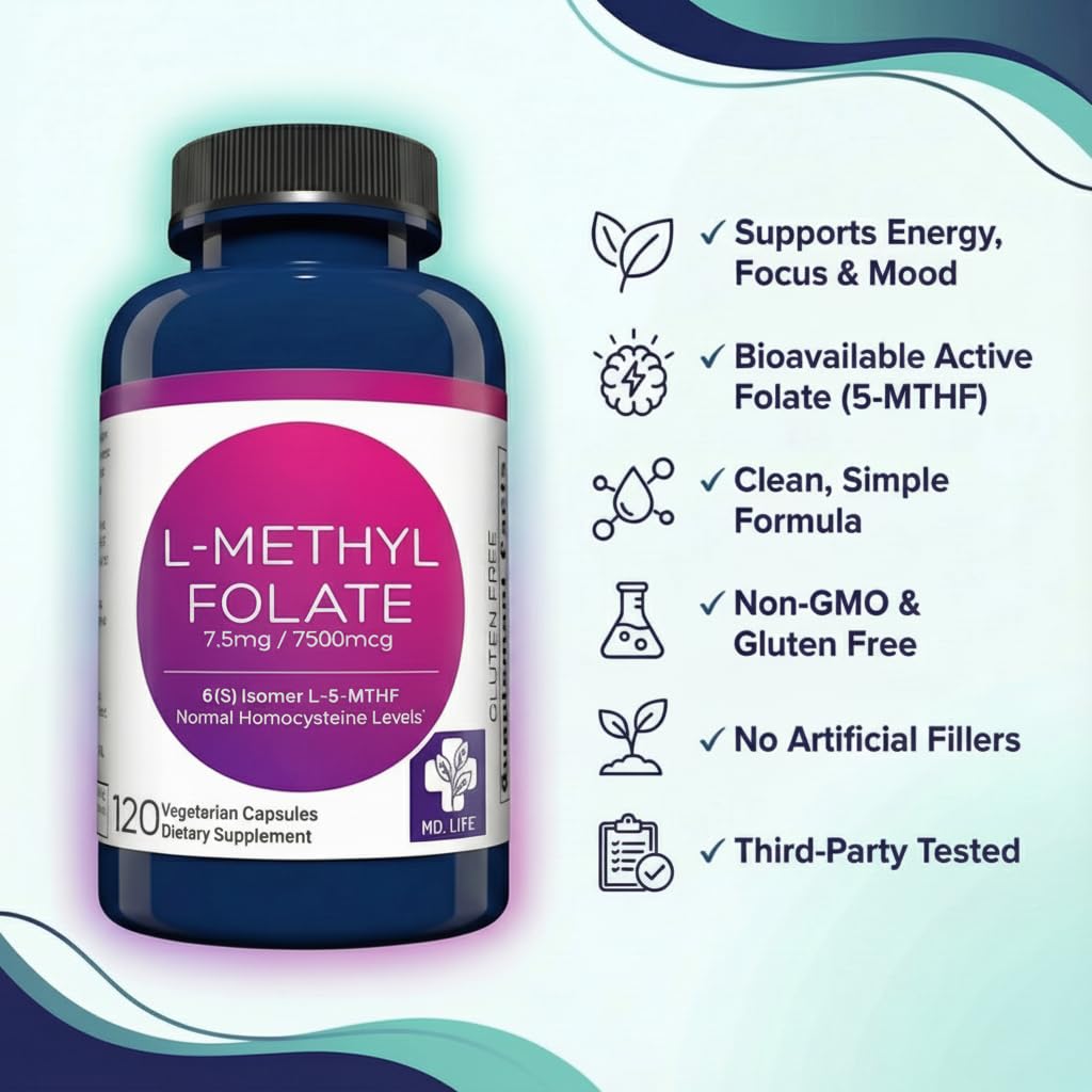 MD.LIFE MD. Life L-Methylfolate 7.5 mg