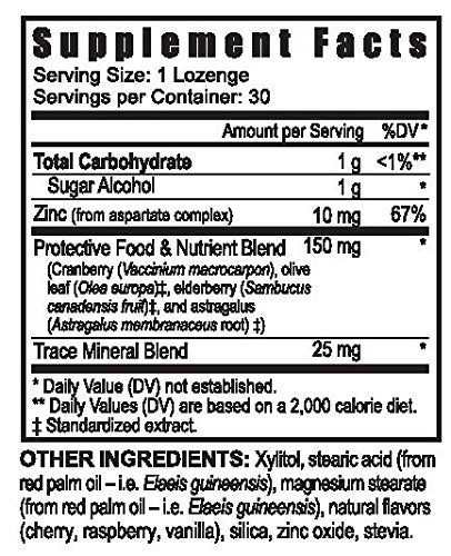 , Ultimate Zinc FX Lozenges with Trace Minerals - 30 Lozenges - image 2