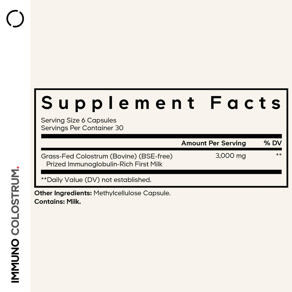 Codeage Grass-Fed Bovine Colostrum - 180 Capsules - image 2