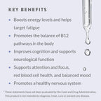 Holistic Health Methyl B12 MegaDrops Liquid - 28 mL - image 6