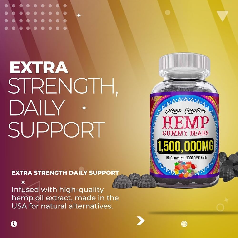 The Cbds Project Hemp Oil Gummies with L-Theanine - 50 Count - image 2