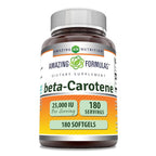 Amazing Nutrition Beta-Carotene 25000 IU - 180 Softgels