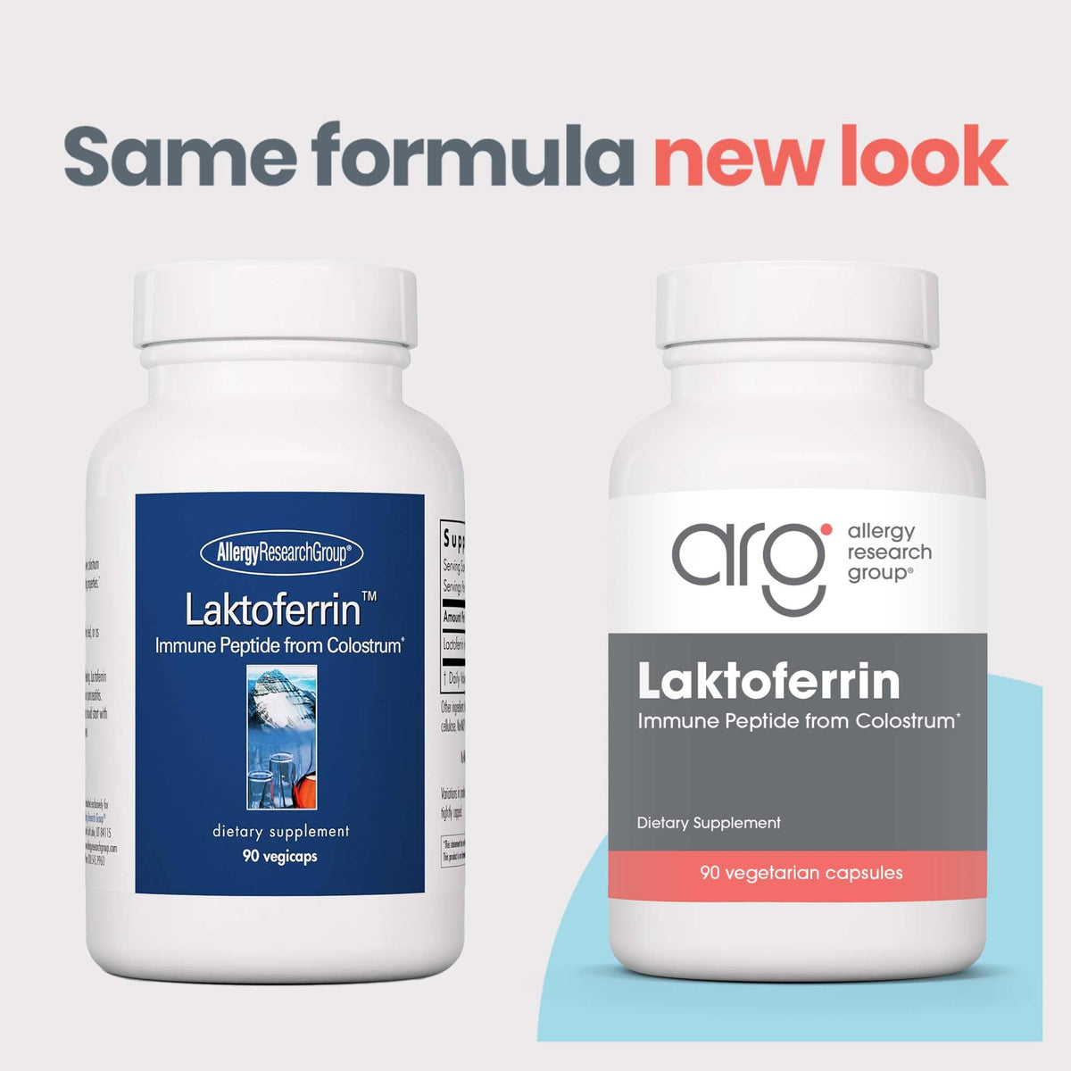 Allergy Research Group Lactoferrin 350 mg Immune Support - 90 Capsules - image 2