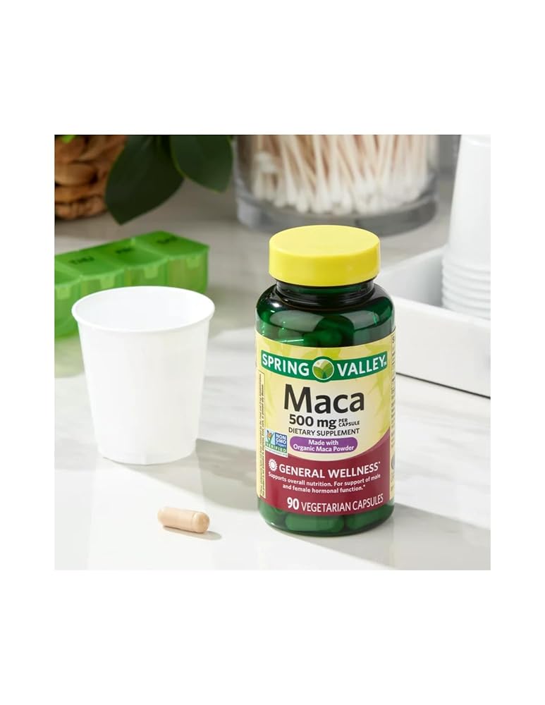 STS Home Spring Valley Maca Root 500mg Capsules - 90 Capsules - image 5