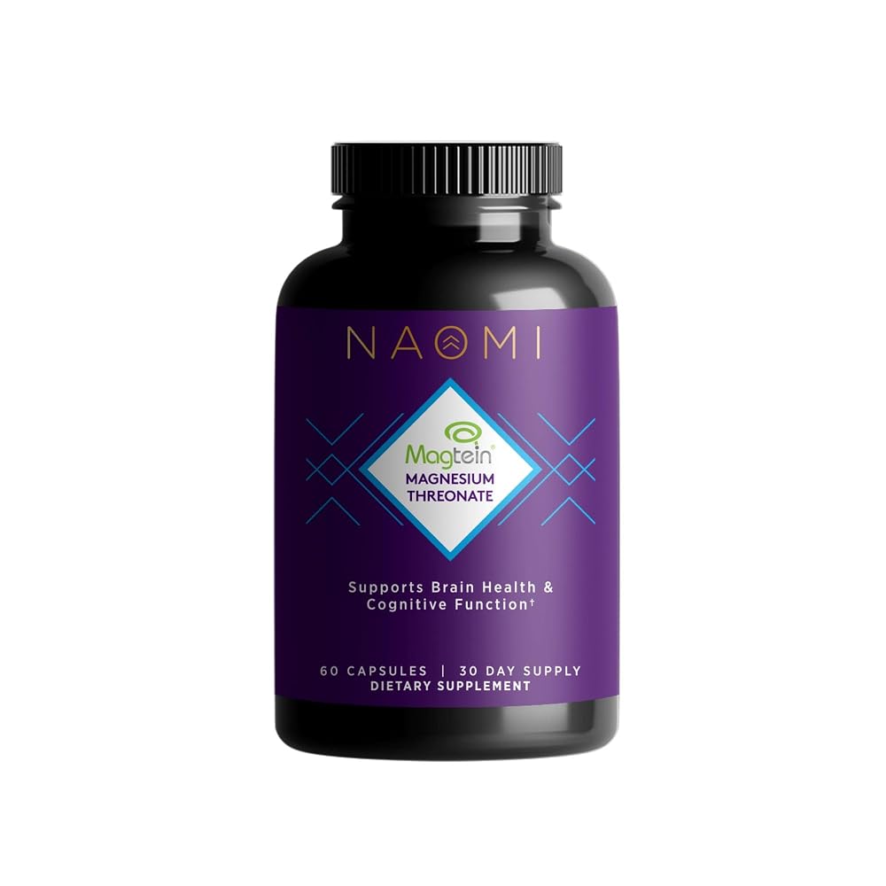 NAOMI Magtein Magnesium L-Threonate 2000mg Brain Support - 60 Capsules
