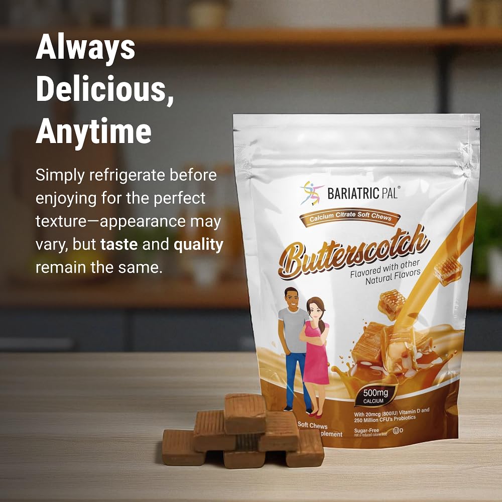 BariatricPal Sugar-Free Calcium Citrate Soft Chews 500mg