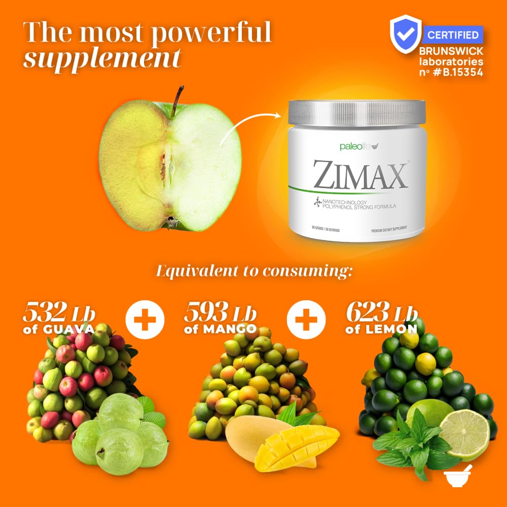 Paleolf ZIMAX Super ANTIOXIDANT - 100% Natural - High Absorption
