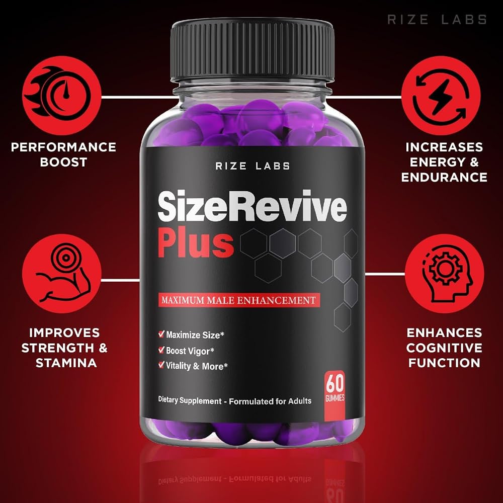 rize labs Size Revive Plus Gummies for Men - 120 Gummies - image 10