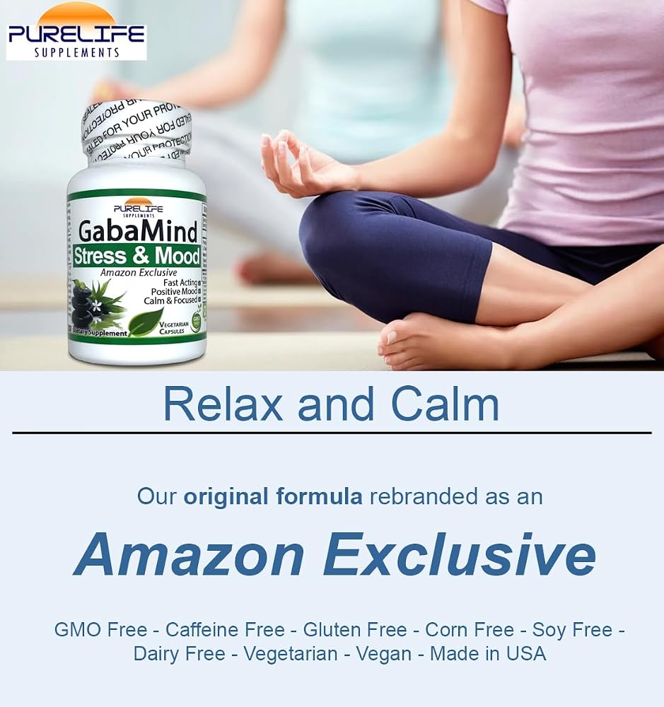 PureLife Supplements GabaMind Stress and Mood - 90 Capsules - image 3