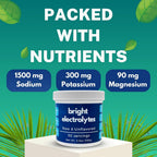 Bright Hydration Electrolyte Powder - Raw & Natural - No Added Flavors