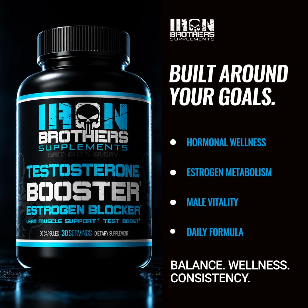Iron Brothers Men’s Testosterone Support Supplement