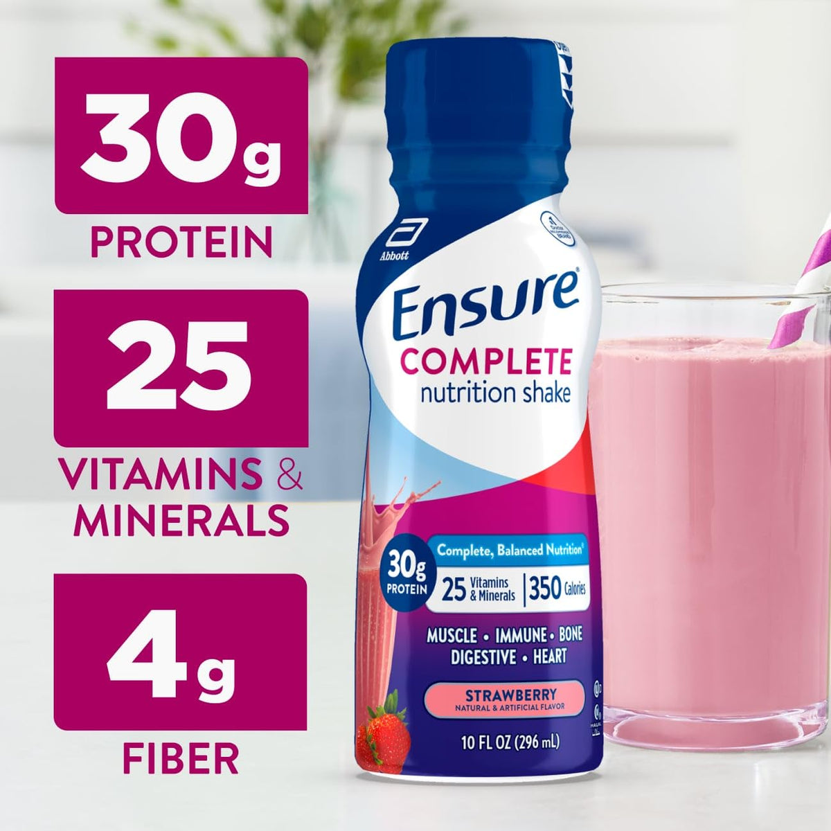 Ensure COMPLETE Nutrition Shake 30g of Protein Meal Replacement Shake