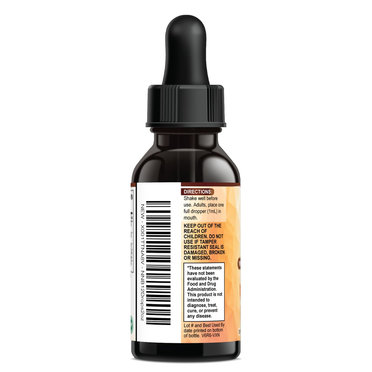 Nature's Nutrition Vitamin B12 Drops Methylcobalamin Energy Support - 2 Fl Oz - image 8