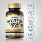 Piping Rock Mushroom Complex 8 Mushrooms - 150 Capsules - image 3