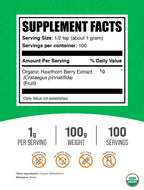 BulkSupplements.com Hawthorn Berry Extract Powder