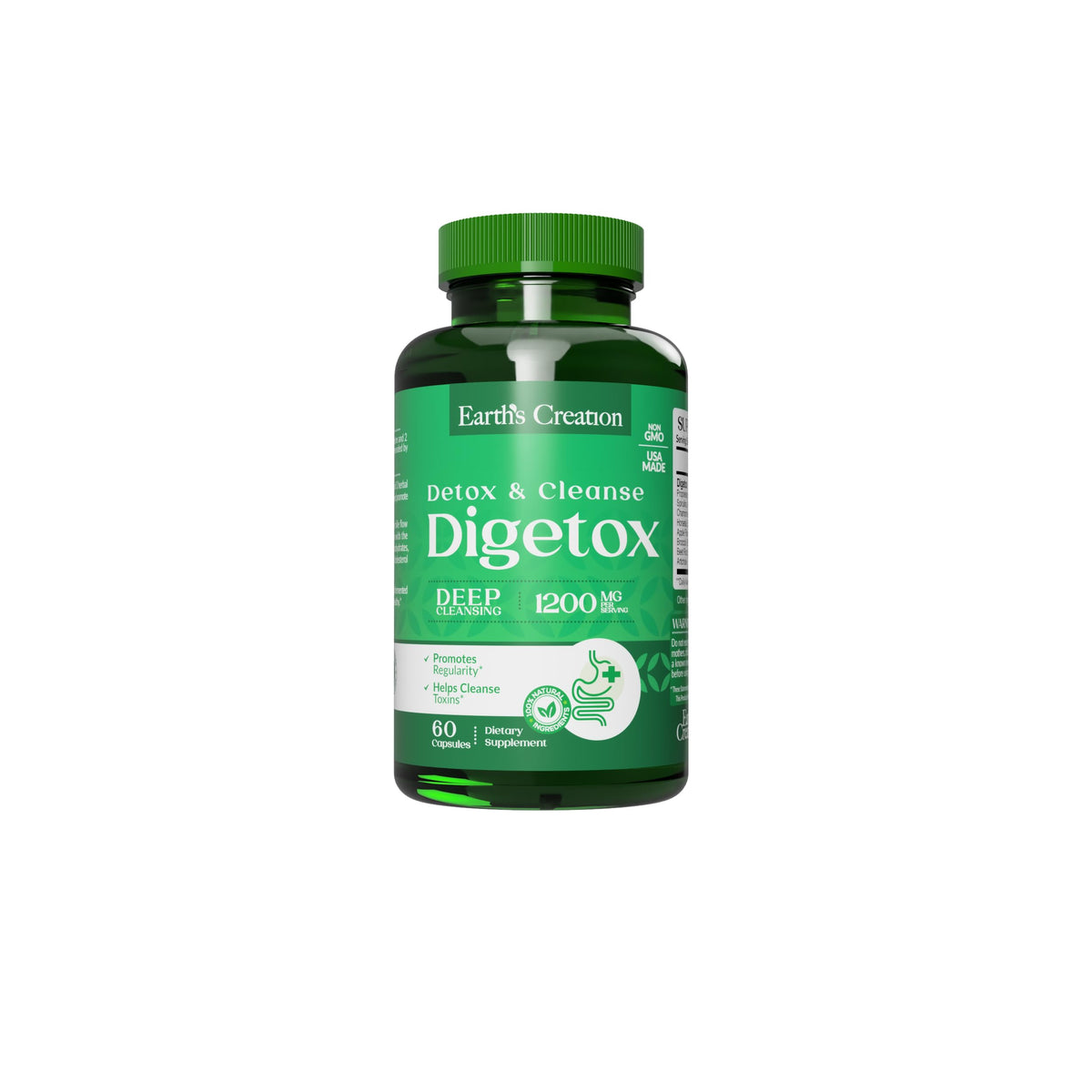 Earth's Creation Natural Digetox - Digestive Detox & Cleansing - 60 - image 2